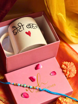 WEAVING HOMES - Choti Behan Coffee Mug & Rakhi