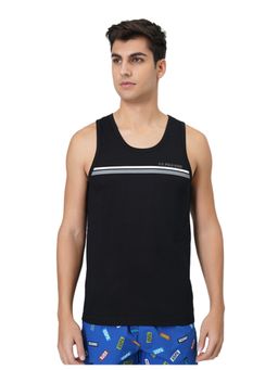 U.S. POLO ASSN. - Mens Solid Cotton Vests Black