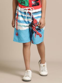 Kidsville - Multi-Color Spiderman Printed Short