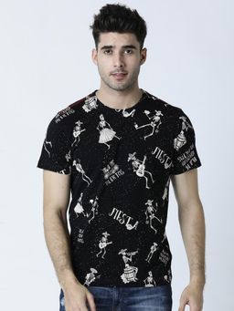 Huetrap - Mens Black Short Sleeve T-Shirt