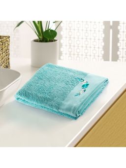 At Home by Nilkamal - Arias Bath Towel (Aqua Blue)