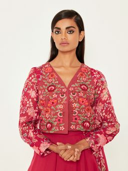 Ancestry - Summer Bloom Crop Jacket