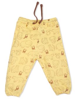 Bodycare - Boys Yellow Animal Print Joggers