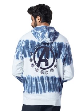 tie dye marvel hoodie