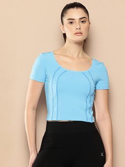 Alcis - Women Soft Touch Side Slit Crop T-Shirt