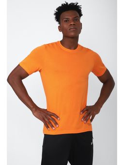 Reebok - Men Orange T-Shirt