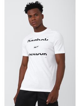 Reebok - Men White T-Shirt