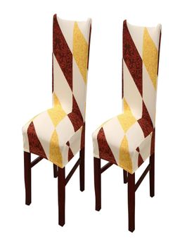 House of Quirk - Multi-Color Accent Chair Cover (Pack Of 2)