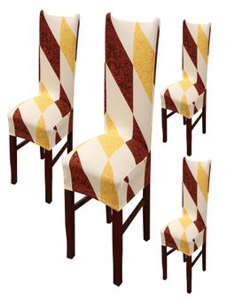 House of Quirk - Multi-Color Accent Chair Cover (Pack Of 4)