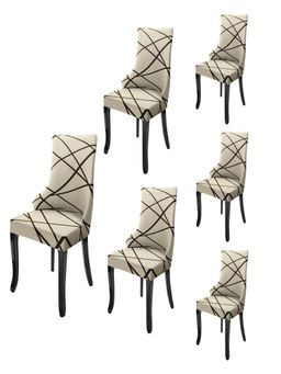 House of Quirk - Beige Accent Chair Cover (Pack Of 6)