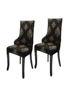 House of Quirk - Black Accent Chair Cover (Pack Of 2)