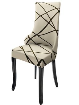 House of Quirk - Beige Accent Chair Cover