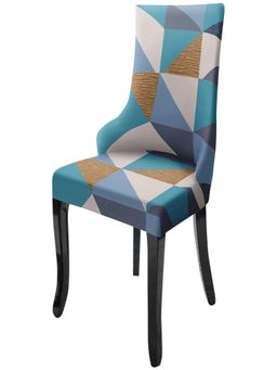House of Quirk - Blue Accent Chair Cover