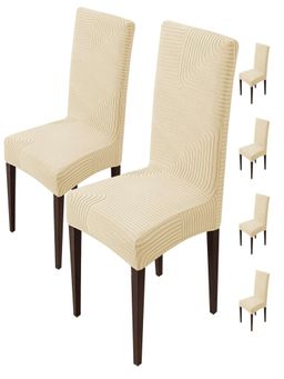 House of Quirk - Beige Accent Chair Cover (Pack Of 6)