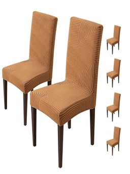House of Quirk - Brown Accent Chair Cover (Pack Of 6)