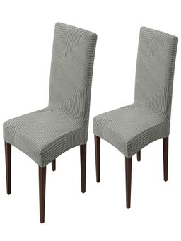 House of Quirk - Grey Accent Chair Cover (Pack Of 2)