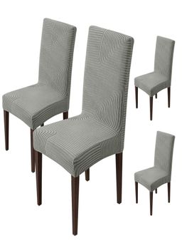 House of Quirk - Grey Accent Chair Cover (Pack Of 4)