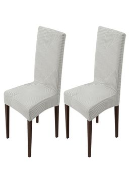 House of Quirk - Grey Accent Chair Cover (Pack Of 2)