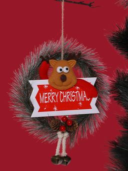 Tayhaa - Multi-Color Whimsical Merry Christmas Wreath