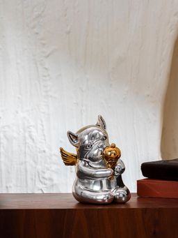 Shaze - Silver Winged Drip Figurine