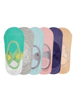 Mint & Oak - Pilates Socks for Women (Pack Of 6)