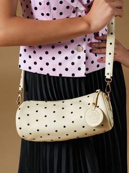 Theater - Poppy Polka Dot Shoulder Bag