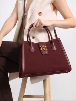 Kazo - Aurelian Suede Top Handle Bag