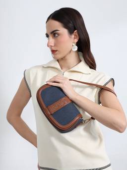 Kazo - Arla Denim Shoulder Bag