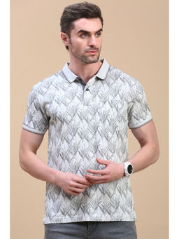 Classic Polo - Men's Half Sleeve Slim Fit All-Over Print Polo T-Shirt