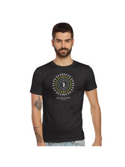 Tantra - Black Round Neck Printed T-Shirt