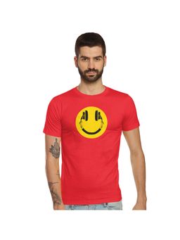 Tantra - Red Round Neck Printed T-Shirt