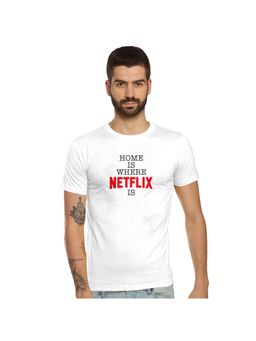 Tantra - White Round Neck Printed T-Shirt