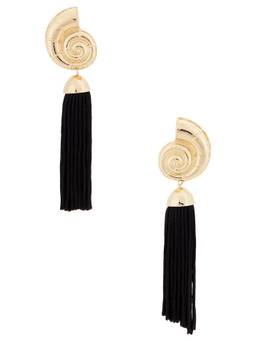 8 Other Reasons - Elegant Women's Shell-Inspired Fringe Drop Earrings Gold