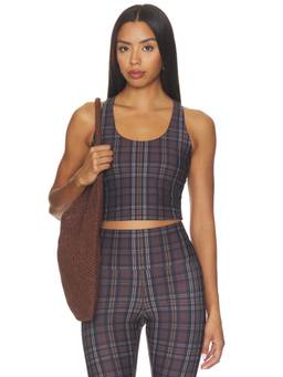 BEACH RIOT - Yara Women's Removable Pad Sports Bra Brown