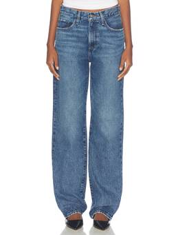 Favorite Daughter - Tommy Low Slung Women's Long Straight Jeans Blue