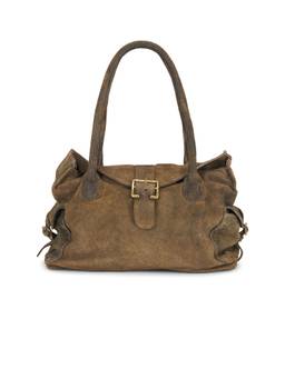 Free People - Austin Suede Leather Shoulder Bag Brown