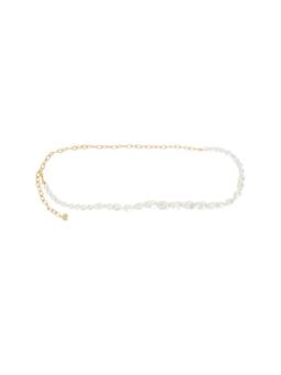 Lele Sadoughi - Graduated Baroque Women's Beaded Metal Belt Pearl