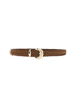 Madewell - Lucie Women's Braided Suede Belt Aged Cognac Suede