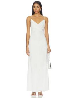 superdown - Xanthia Women's Embellished Beaded Maxi Dress White