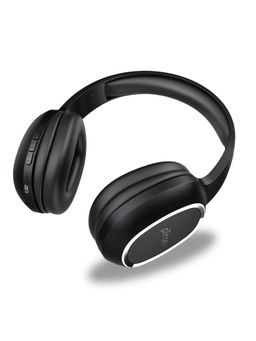 pTron - Studio Over-Ear Bluetooth 5.0 Wireless Headphone with Playback Aux Port - Black