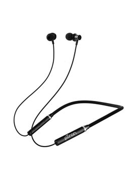 pTron - Tangentbeat In-Ear Bluetooth 5.0 Wireless Headphones with In-Line Mic - Black