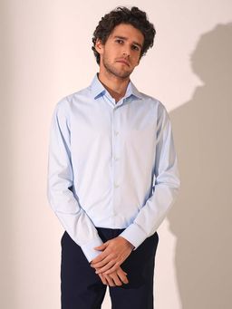 Selected - Light Blue Cotton Formal Shirt