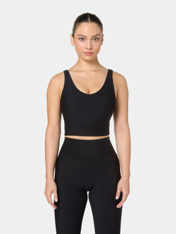 Squatwolf - Black Ribbed Brami Tank Top