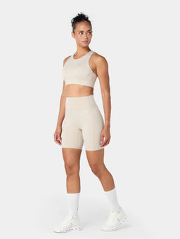 Squatwolf - Cream High Rise Shorts