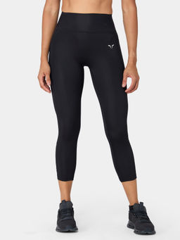Squatwolf - Black High Rise Crop Leggings