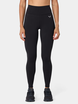 Squatwolf - Black Front Rise Leggings