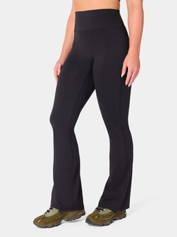 Squatwolf - Black High Rise Flared Pant