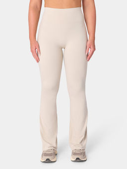 Squatwolf - Cream High Rise Flared Pant