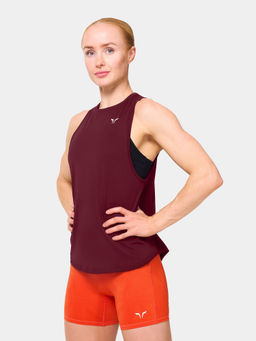 Squatwolf - Maroon Performance Tank Top