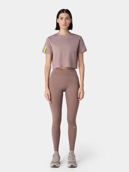 Squatwolf - Mauve Neotech ACTDRY Crop T-Shirt